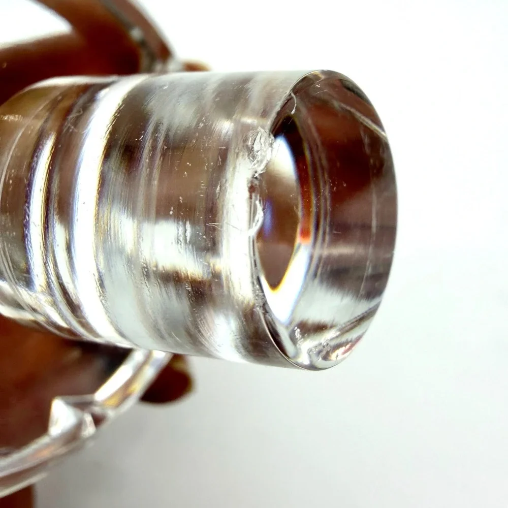 Vintage Baccarat Talleyrand Clear Crystal Liquor Decanter with‎ Stopper 9.25